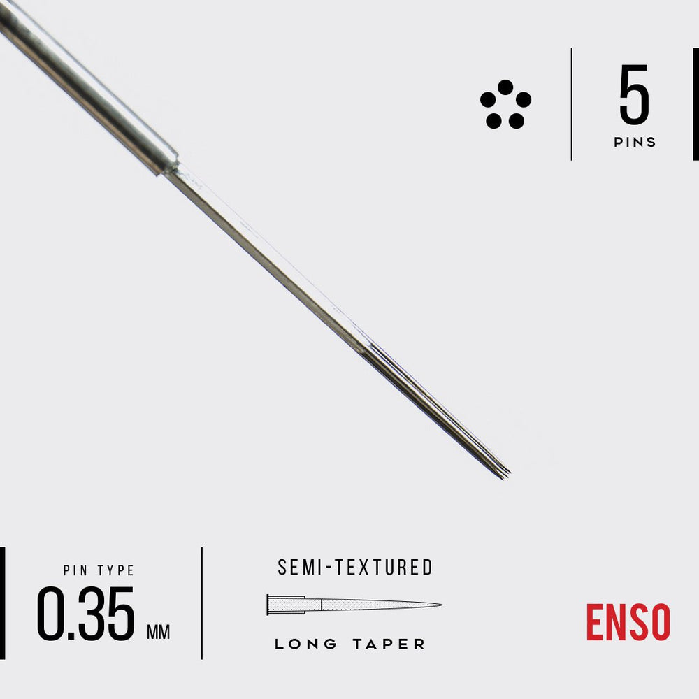 Enso Standard 1 Straight Liner Needles 0.35mm